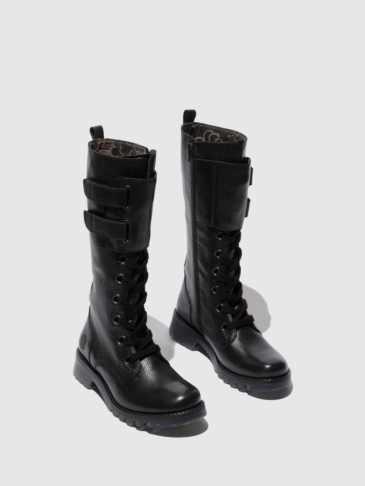 Fly London Botas com Atacadores RIGA796FLY RIO BLACK